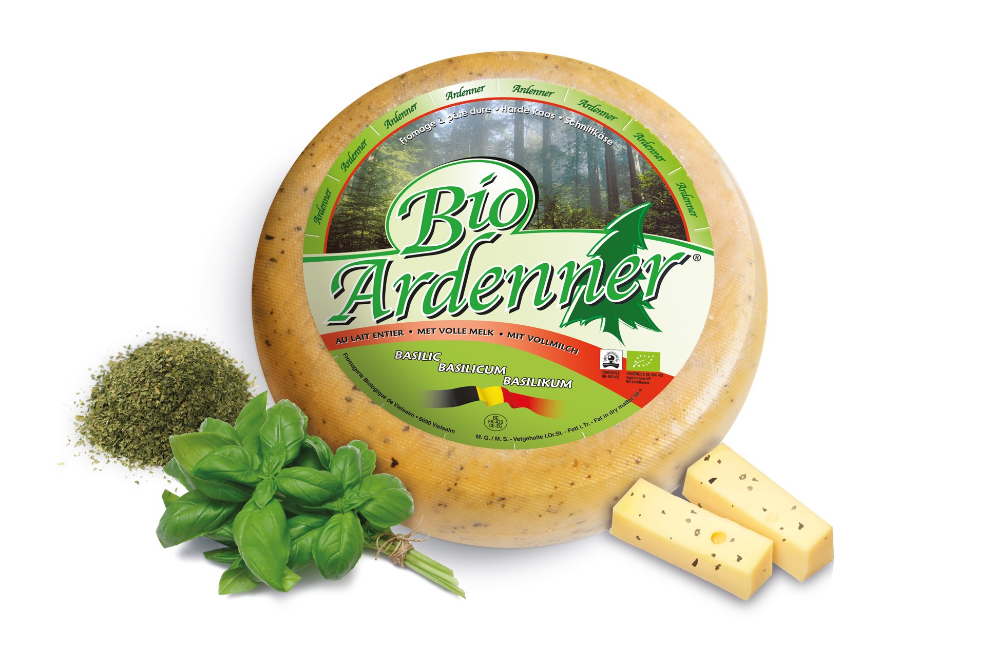 Ardenner Fromage basilic bio 3kg